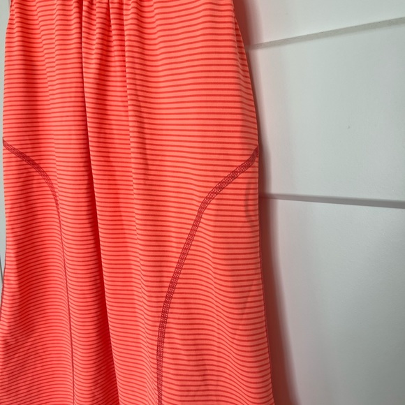 Bright orange striped athletic tank from Kirklands women size medium - Picture 3 of 6